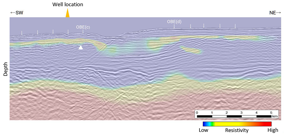 [Figure 4 marine electromagnetic survey layer (color)]
