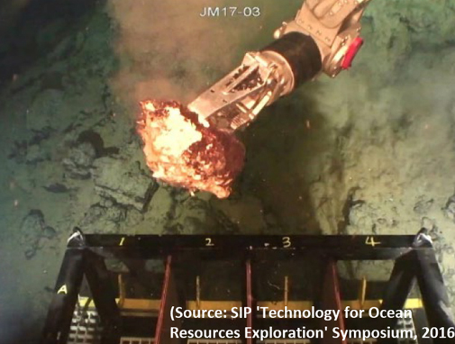 [Seafloor Hydrothermal Deposit Sampling Using ROV](Source: SIP 'Technology for Ocean Resources Exploration' Symposium, 2016)