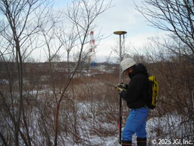 [Land surveying by RTK-GNSS]